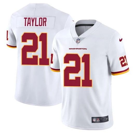 Men Washington Redskins 21 Sean Taylor Nike White Vapor Limited NFL Jersey